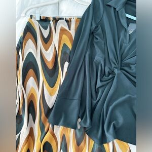 Pleione | Adrianna Papell blouse and skirt. Size small
